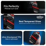 Soft Wooden Texture Glass Case for Nothing Phone 3a Pro