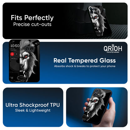 Wild Lion Glass Case for Nothing CMF Phone 2 Pro