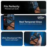 Wooden Tiles Glass Case for Nothing Phone 4a 5G