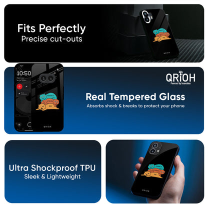 Anxiety Stress Glass Case for Nothing Phone 3a