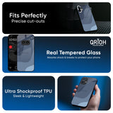 Navy Blue Ombre Glass Case for Nothing Phone 4a Pro 5G