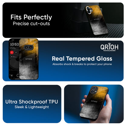 Gold Gradient Glass Case for Nothing Phone 4a Pro 5G