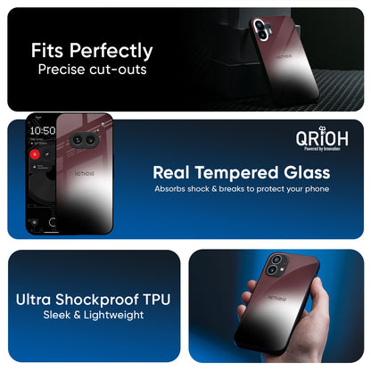 Soft Blur Glass Case for Nothing Phone 3a Pro
