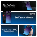 Dark Ocean Glass Case for Nothing Phone 3a