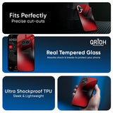 Red Garnet Glass Case for Nothing Phone 4a Pro 5G