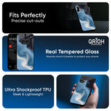 Blue Waves Glass Case for Nothing Phone 4a Pro 5G