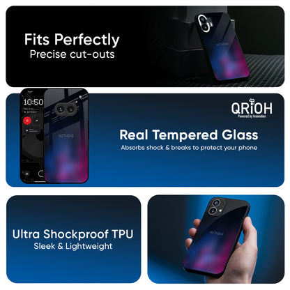 Pink Smudge Glass Case for Nothing CMF Phone 2 Pro