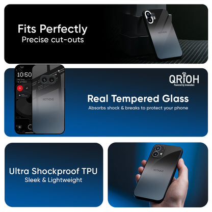 Dramatic Grey Glass Case for Nothing Phone 4a Pro 5G