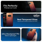 Sunset Background Glass Case for Nothing Phone 4a Pro 5G