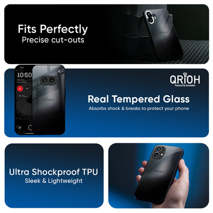 Sky Flow Glass Case for Nothing Phone 4a Pro 5G