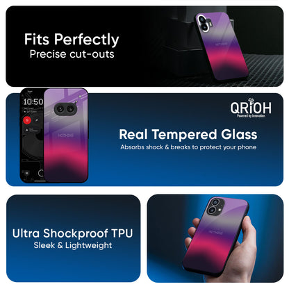Pink Horizon Glass Case for Nothing Phone 4a 5G