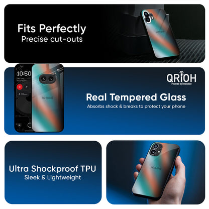 Melted Emerald Glass Case for Nothing Phone 4a 5G