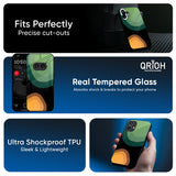 Grass N Sun Glass Case for Nothing Phone 4a 5G