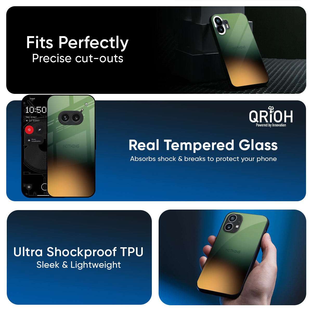 Blurry Forest Glass Case for Nothing CMF Phone 2 Pro