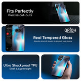 Blue Swan Shadow Glass Case for Nothing Phone 4a 5G