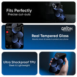 Five Blue Spots Glass Case for Nothing Phone 4a 5G