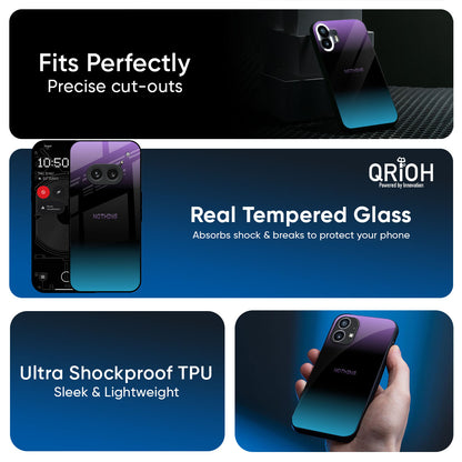 Purplemarine Glass Case for Nothing Phone 4a 5G