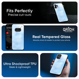 Bright Sky Glass Case for Nothing Phone 3a Pro