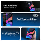 Colorful Fluid Glass Case for Nothing Phone 3a Pro