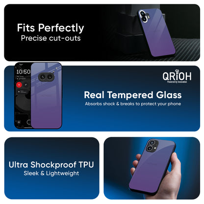 Indigo Pastel Glass Case For Nothing CMF Phone 2 Pro