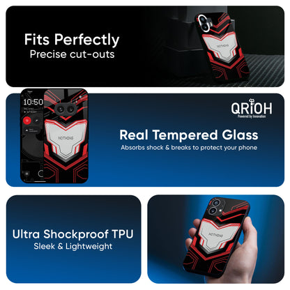 Quantum Suit Glass Case For Nothing Phone 3a