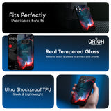Brush Art Glass Case For Nothing Phone 3a Pro