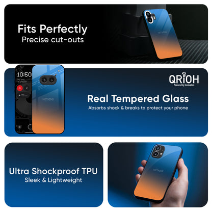 Sunset Of Ocean Glass Case for Nothing Phone 3a