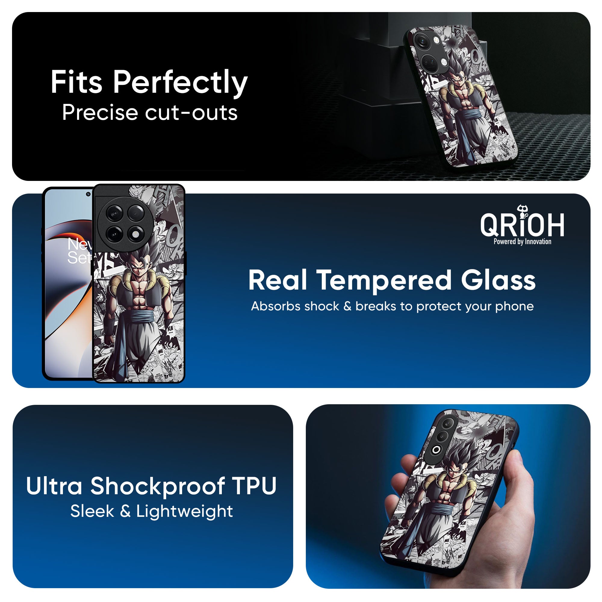 Dragon Anime Art Glass Case for OnePlus 13R 5G