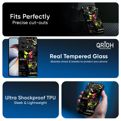 Astro Glitch Glass Case for OnePlus 13R 5G