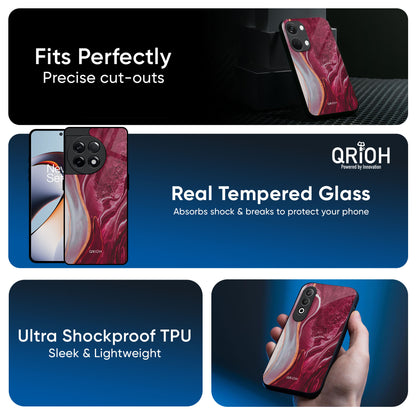 Crimson Ruby Glass Case for OnePlus 13R 5G