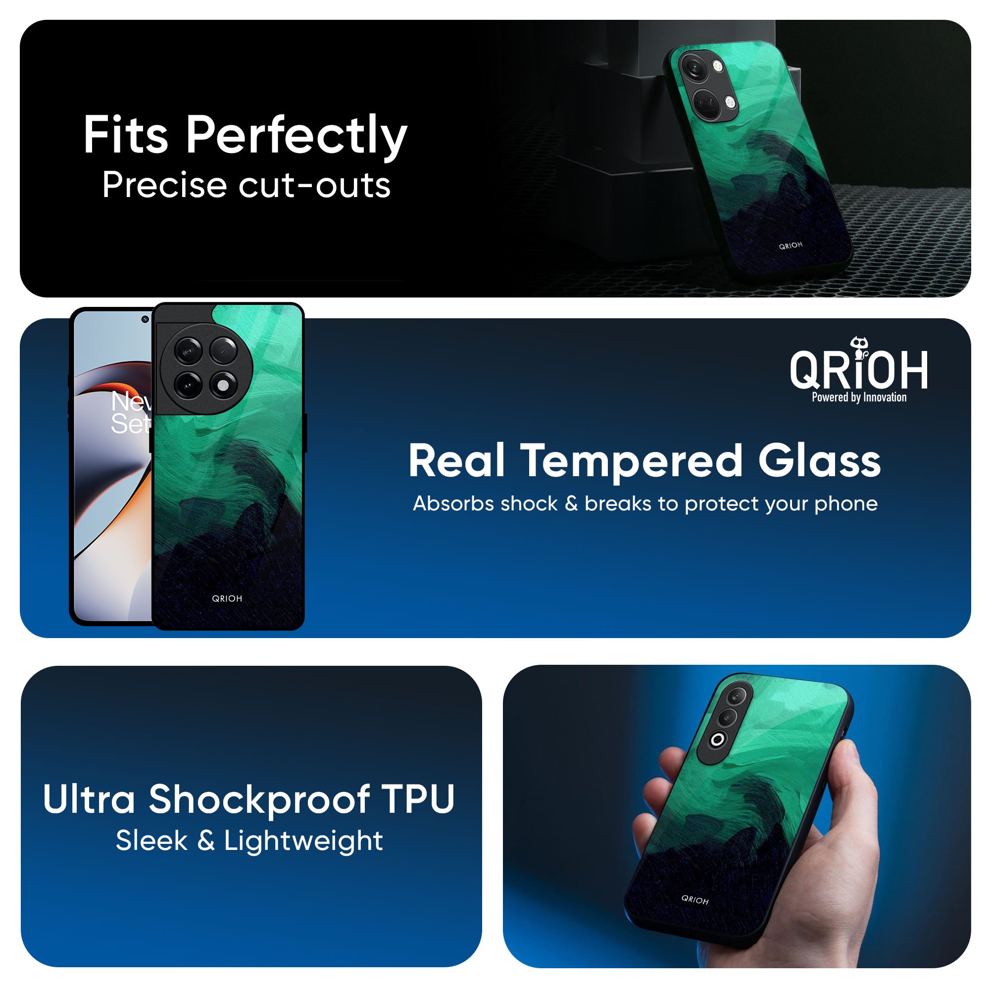 Scarlet Amber Glass Case for OnePlus 13R 5G