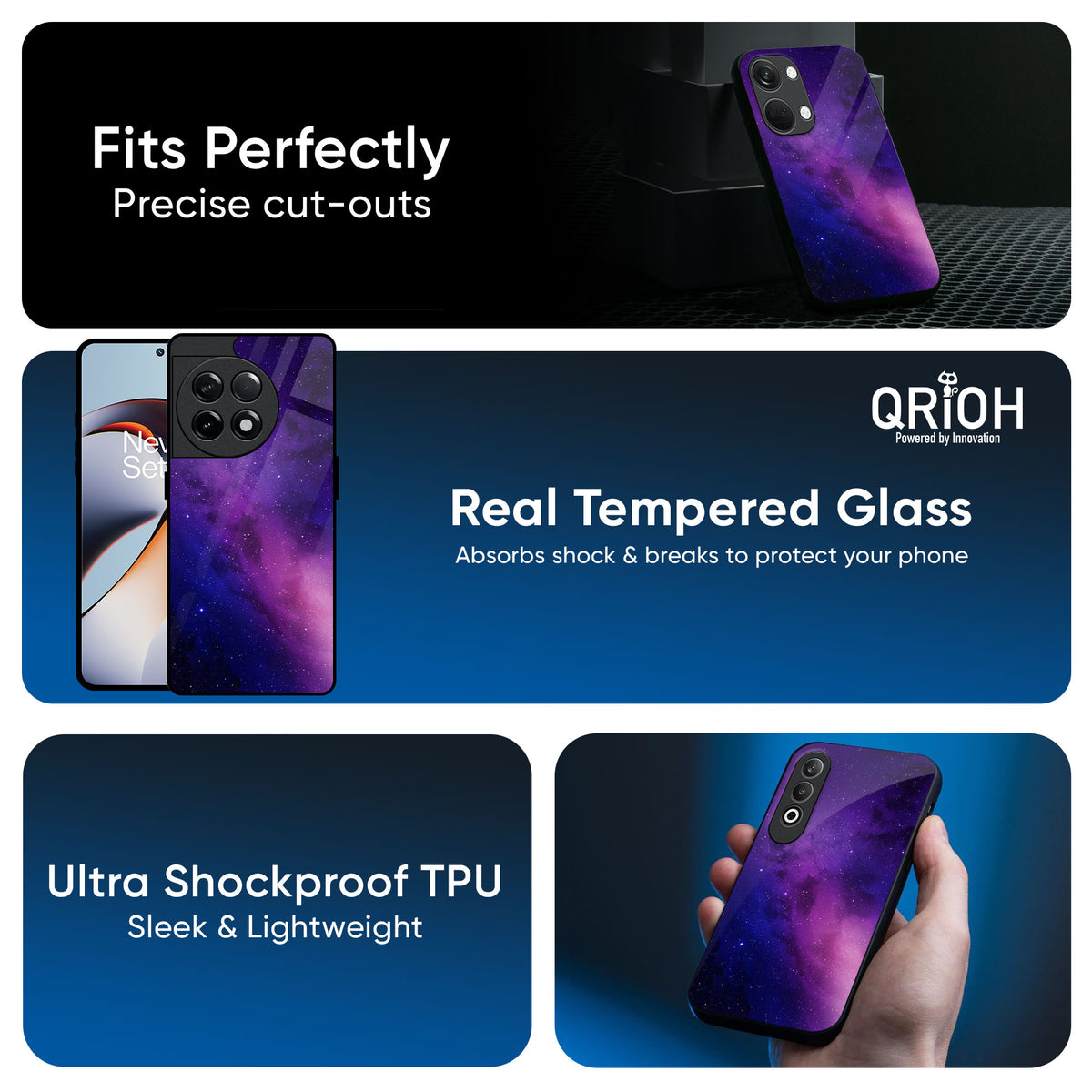 Stars Life Glass Case For OnePlus 13R 5G