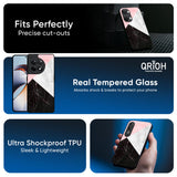 Marble Collage Art Glass Case For OnePlus 15 5G