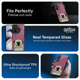 Funny Pug Face Glass Case For OnePlus Nord 6