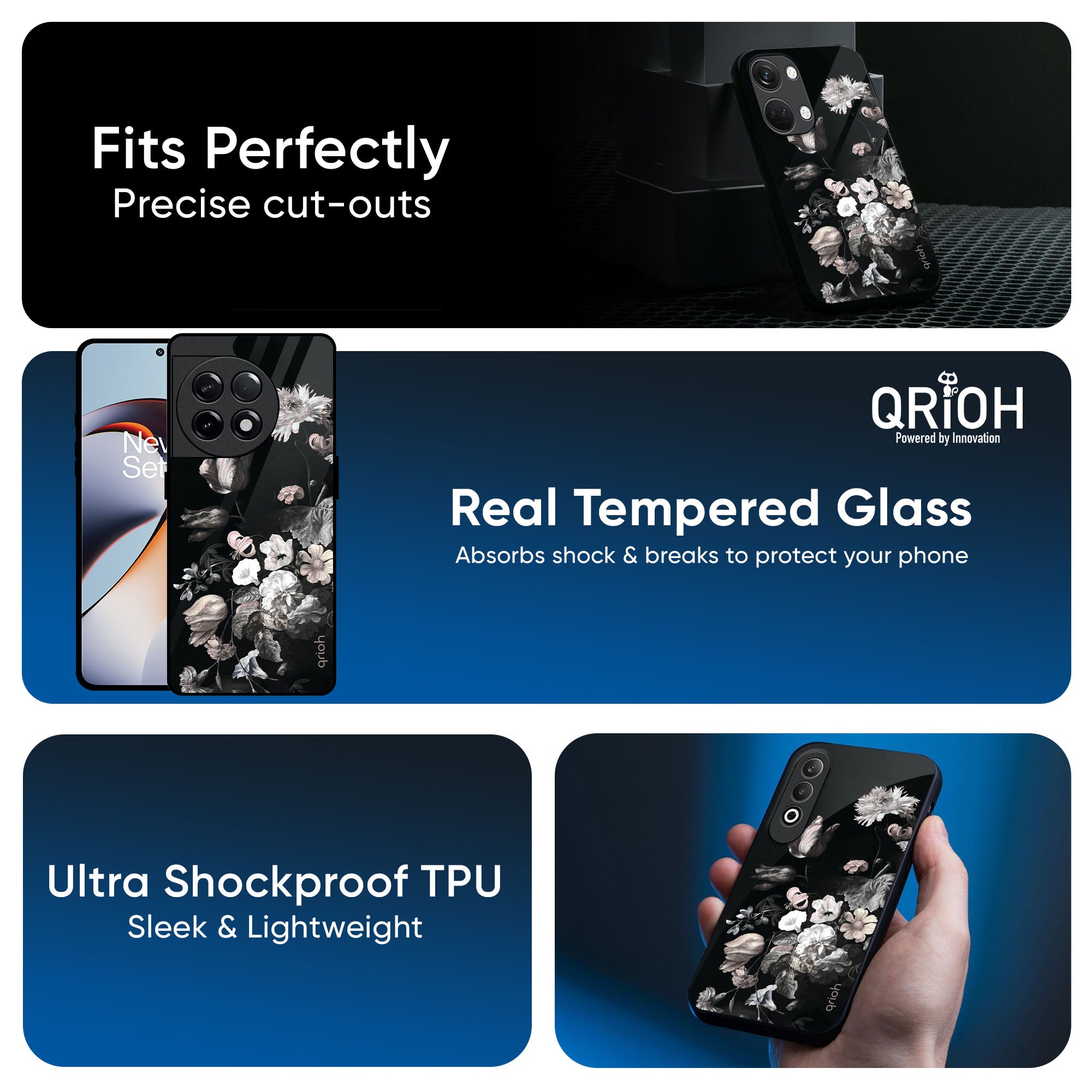 Artistic Mural Glass Case for OnePlus 13s 5G