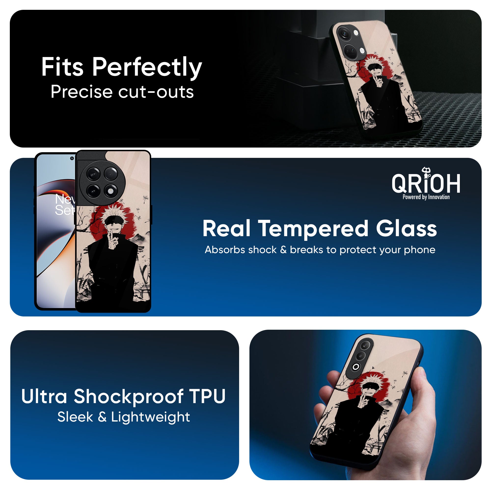 Manga Series Glass Case for OnePlus 15 5G