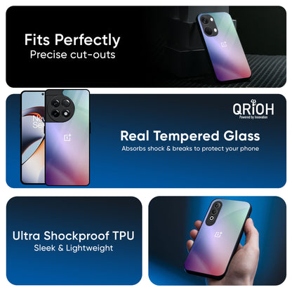 Abstract Holographic Glass Case for OnePlus 15R 5G