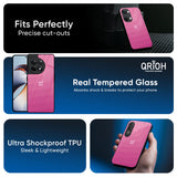 Pink Ribbon Caddy Glass Case for OnePlus 15 5G