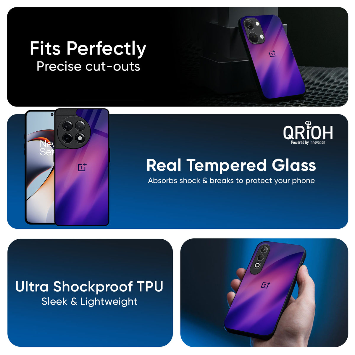 Pink Thunder Glass Case for OnePlus Nord CE5 5G