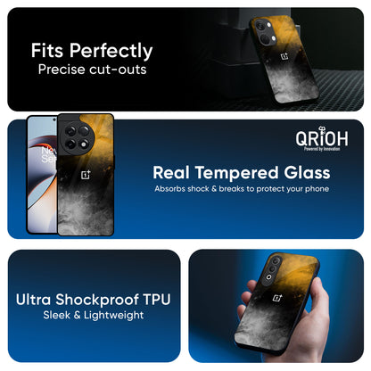 Gold Gradient Glass Case for OnePlus Nord 5 5G