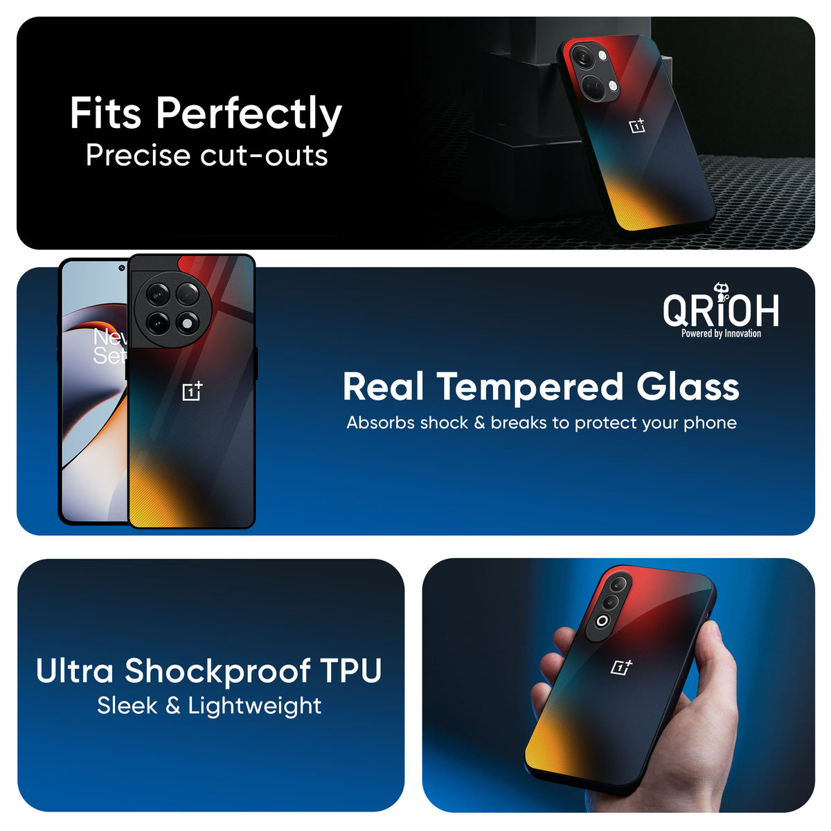 Prismatic Glass Case for OnePlus Nord CE5 5G