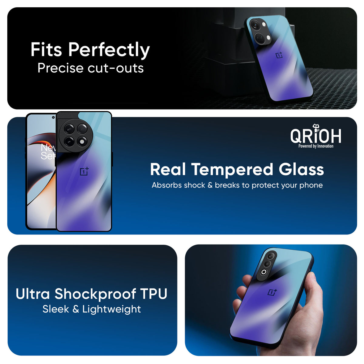 Mystical Gradient Glass Case for OnePlus Nord CE5 5G