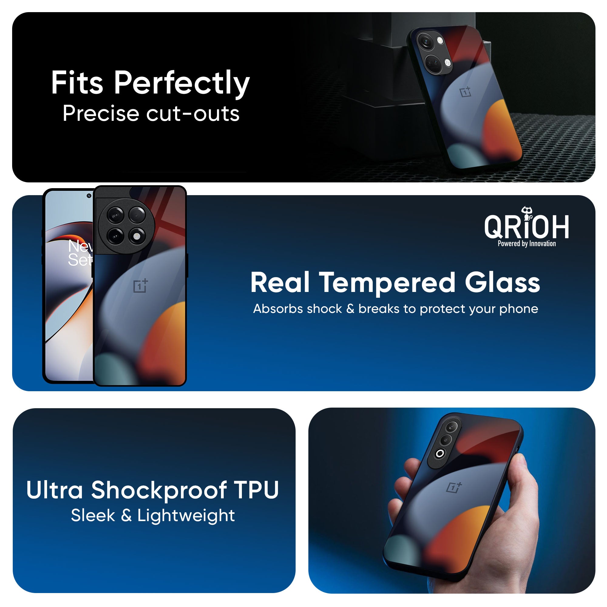 Acrylic Stones Glass Case for OnePlus 15R 5G