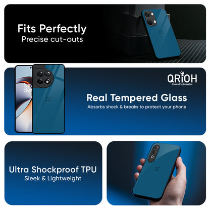 Cobalt Blue Glass Case for OnePlus 13s 5G