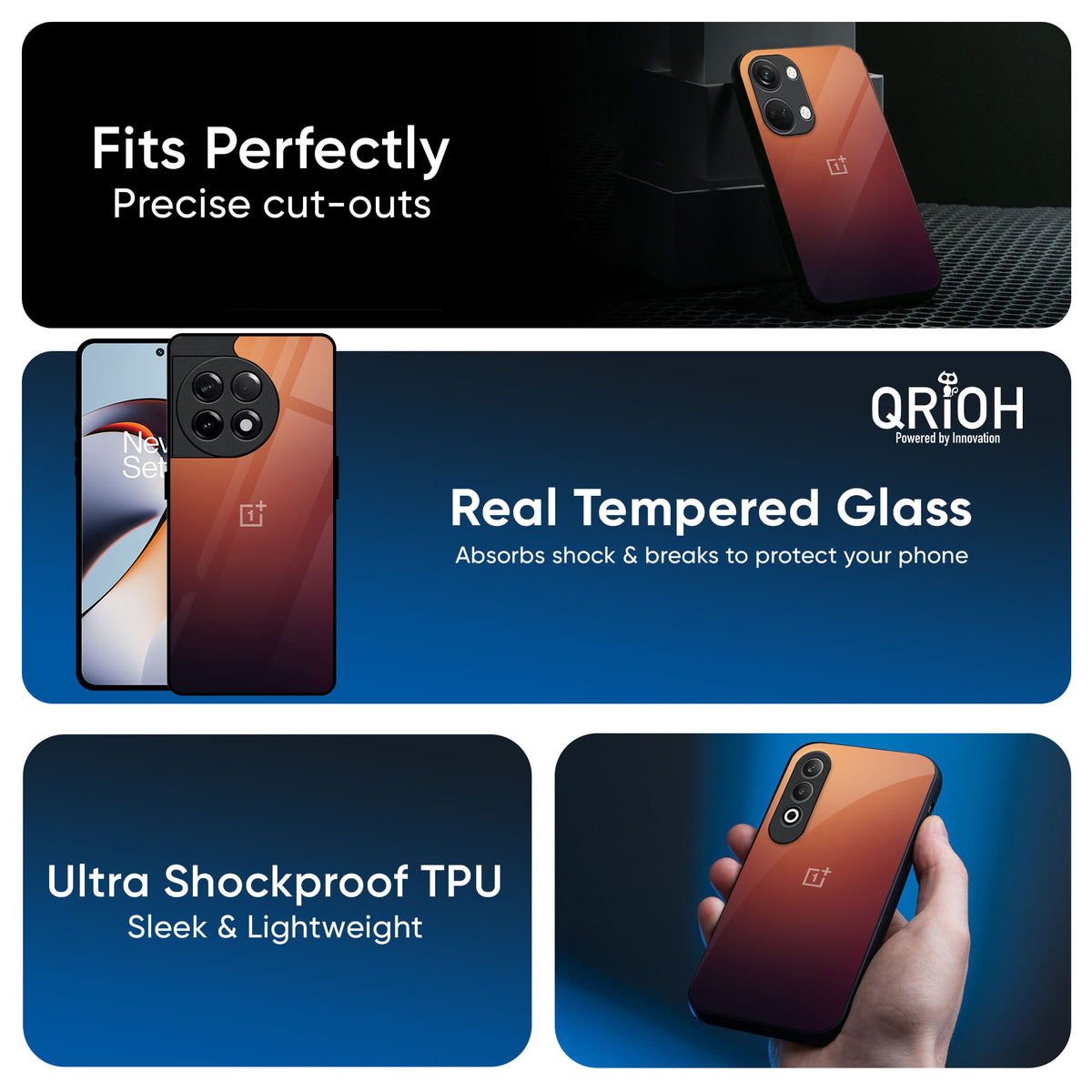Sunset Background Glass Case for OnePlus Nord 5 5G