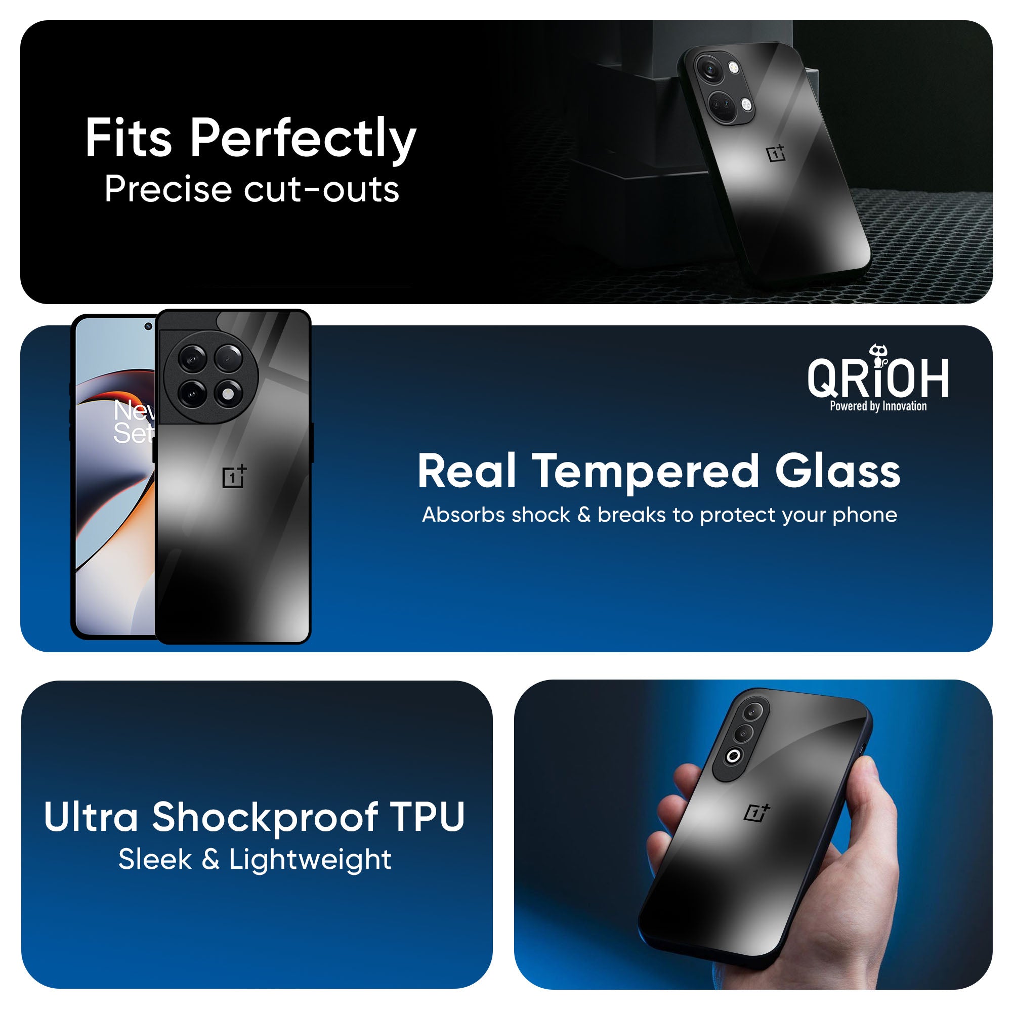 Blackspot Glass Case for OnePlus Nord CE5 5G