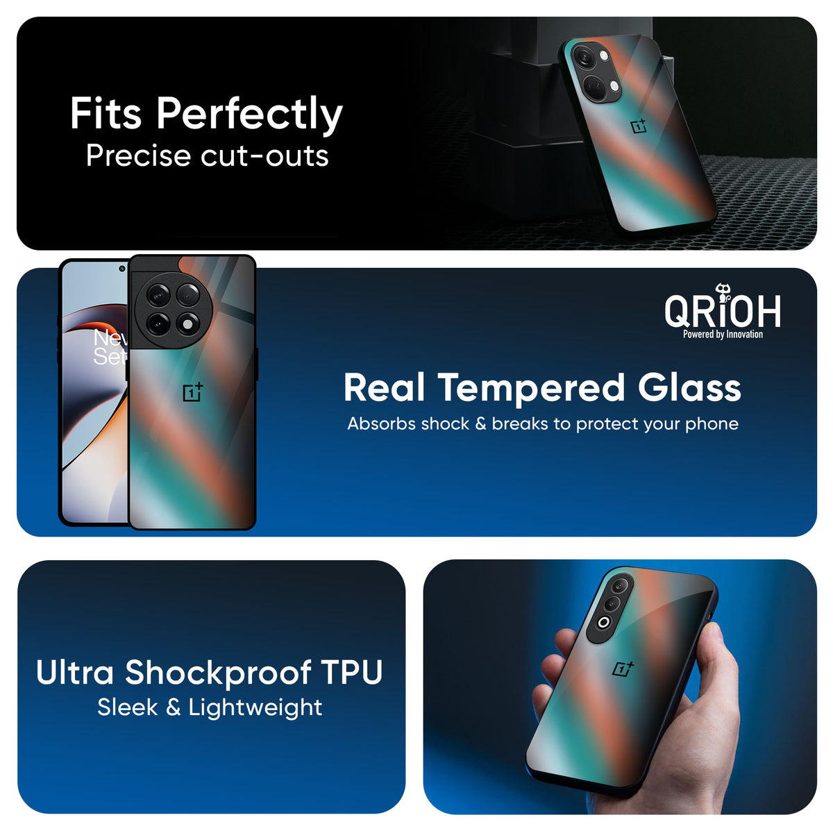 Melted Emerald Glass Case for OnePlus 13T 5G