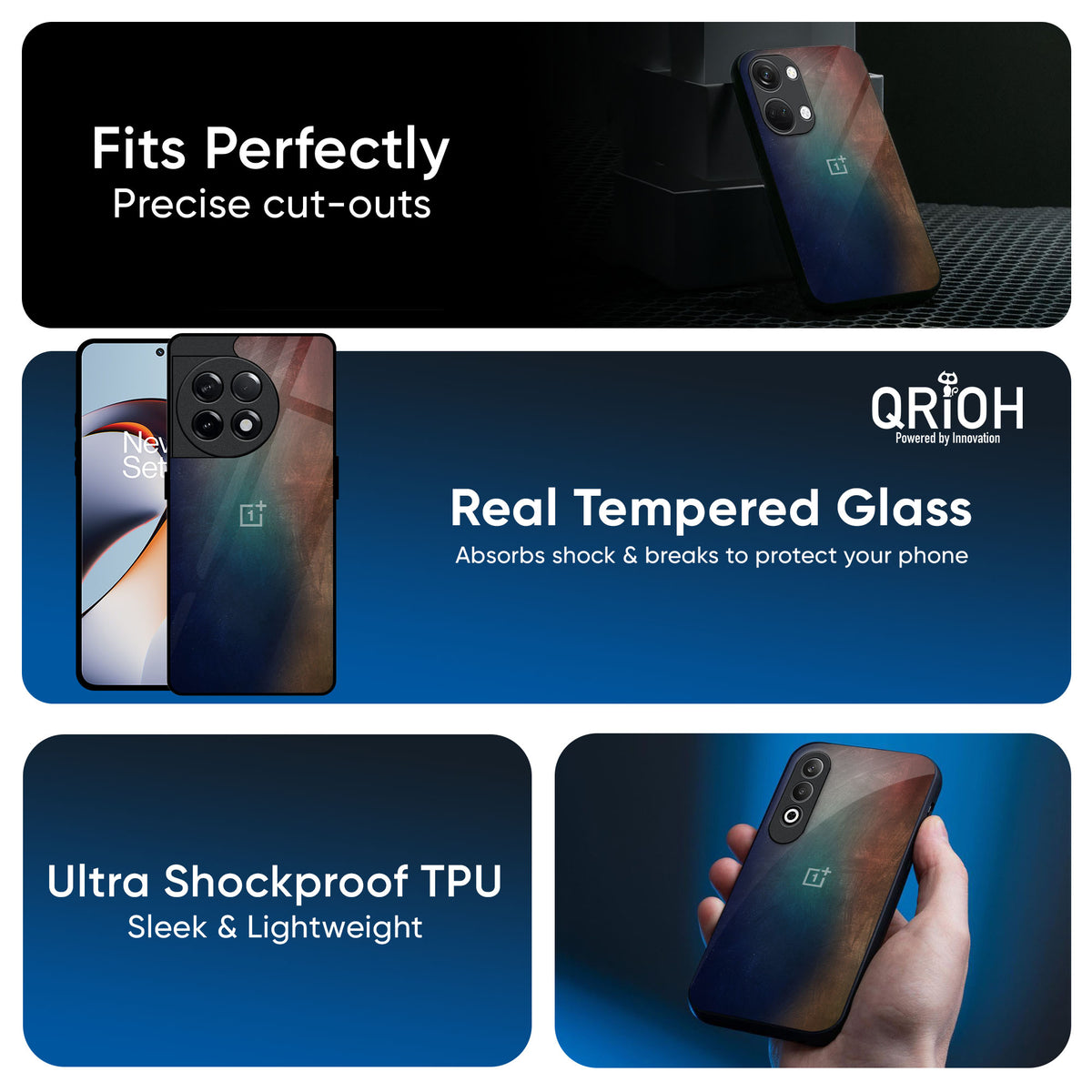Rusty Gradient Glass Case for OnePlus 13s 5G