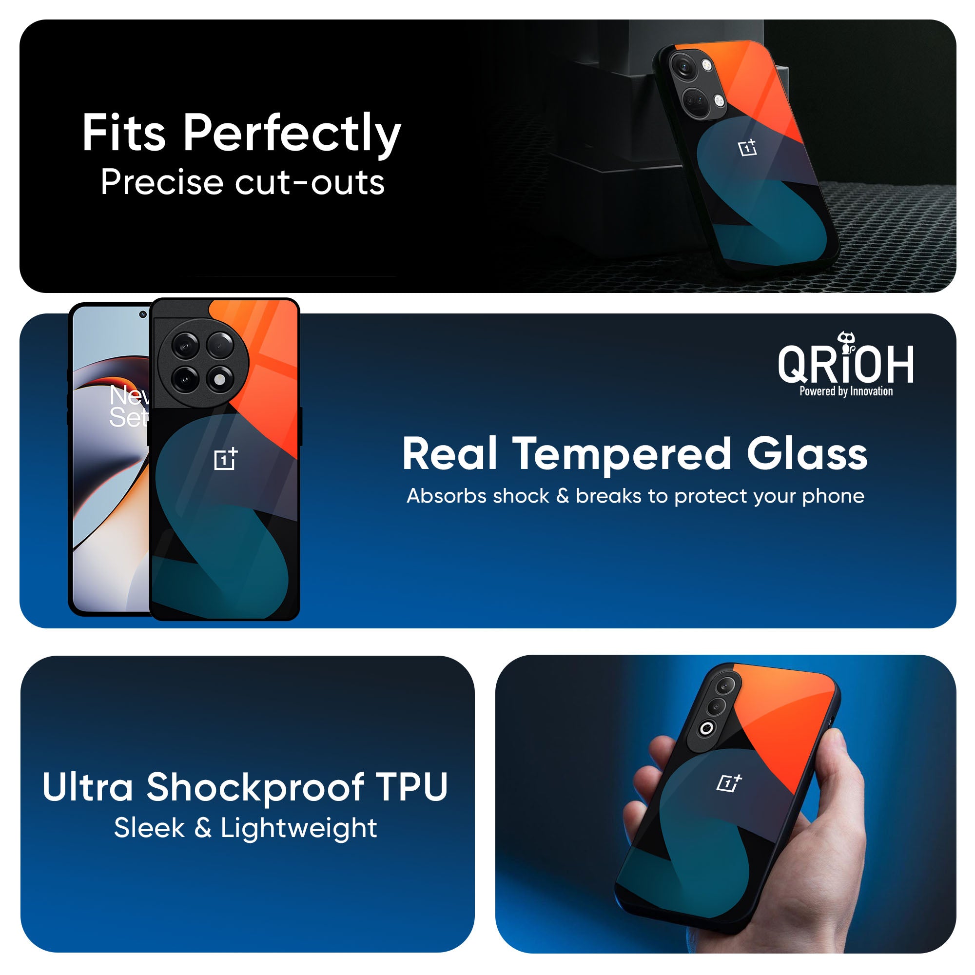Bold Line Glass Case for OnePlus Nord CE5 5G