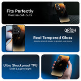 Grainy Yellow Glass Case for OnePlus Nord 6